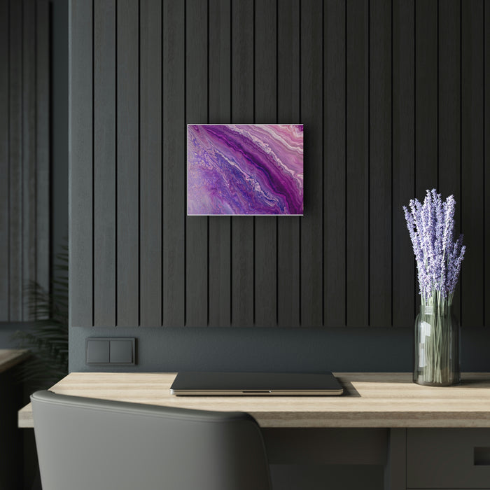 Purple-White Abstract Original
