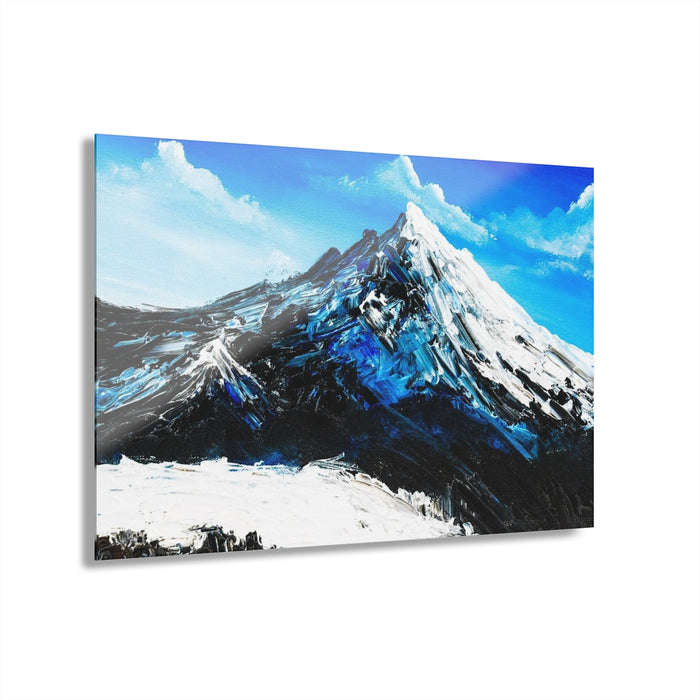 Snow Topped Mountains Print