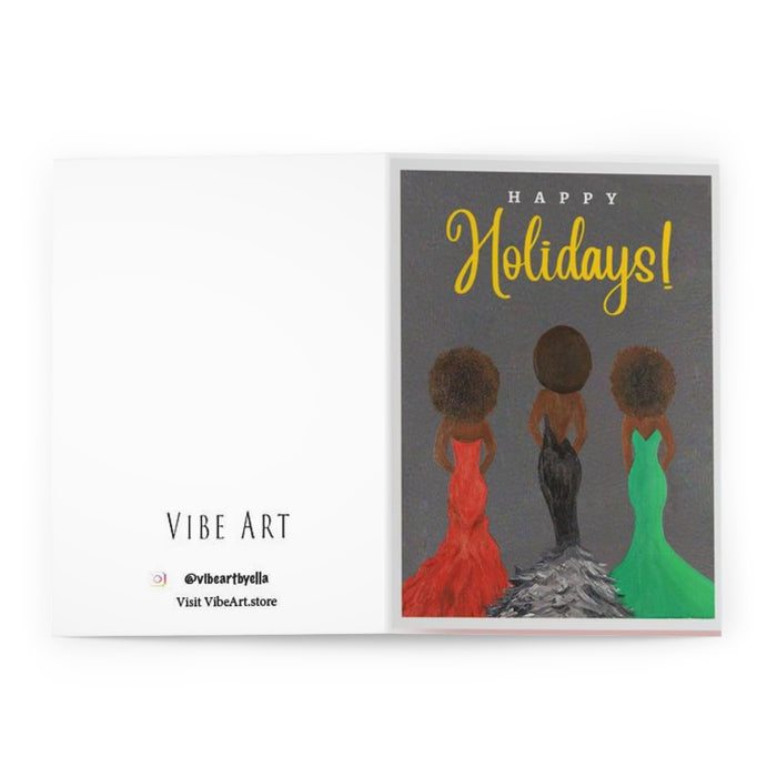 Holiday Theme Greeting Cards (5 Pack)