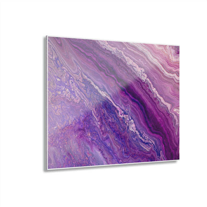 Purple-White Abstract Original